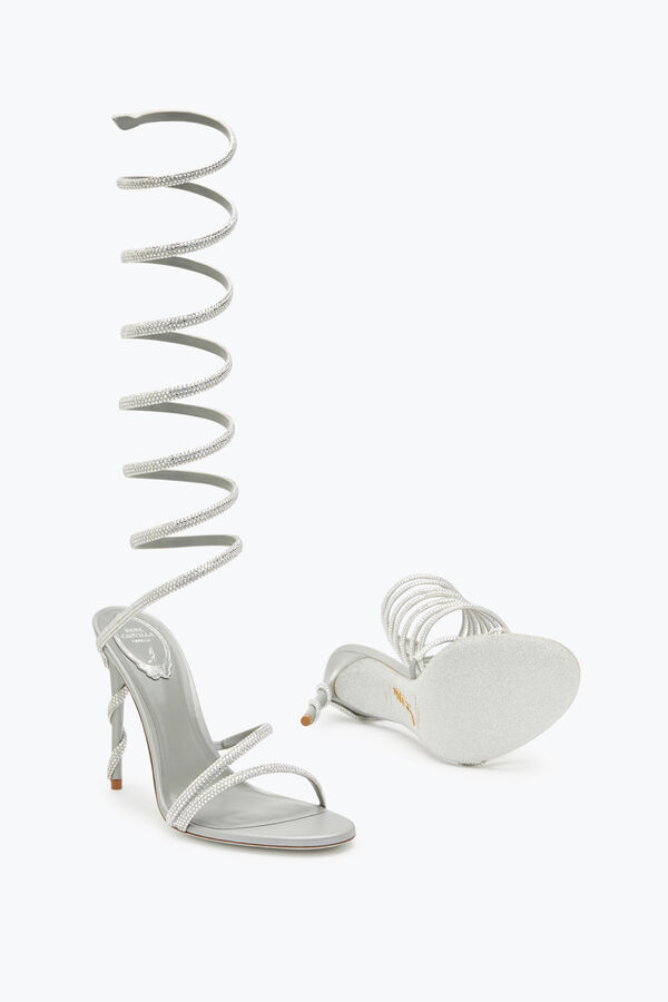 joyas margot cristal gris sandalia 105 rene caovilla