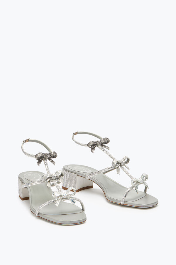 joyas caterina plata sandalia 35 rene caovilla