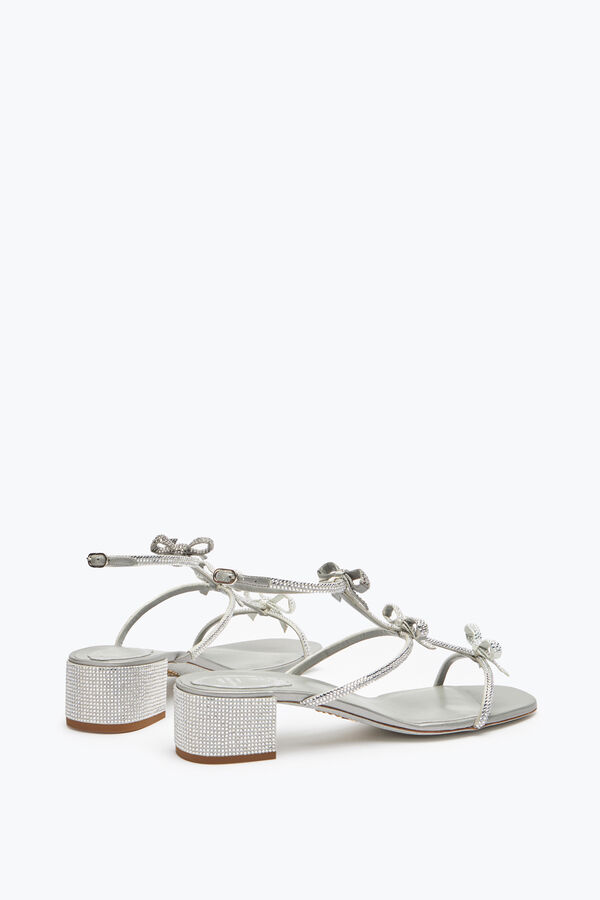 joyas caterina plata sandalia 35 rene caovilla