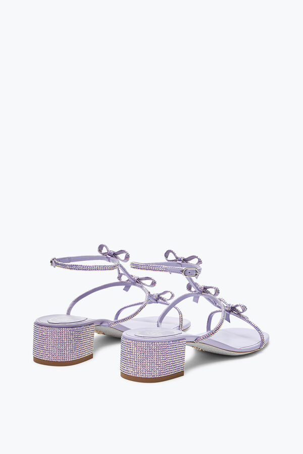joyas caterina lila sandalias con cristales 35 rene caovilla