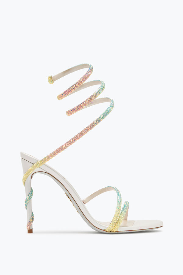 joyas margot burano blanco sandalia con degradé en cristales 105 rene caovilla