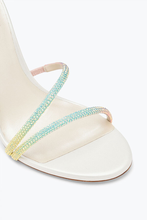 joyas margot burano blanco sandalia con degradé en cristales 105 rene caovilla