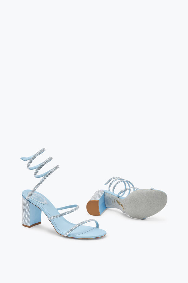 joyas cleo azul pastel sandalia 80 rene caovilla