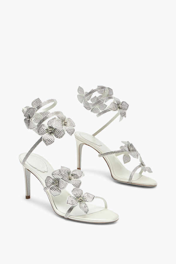 joyas floriane blanco sandalia 80 rene caovilla