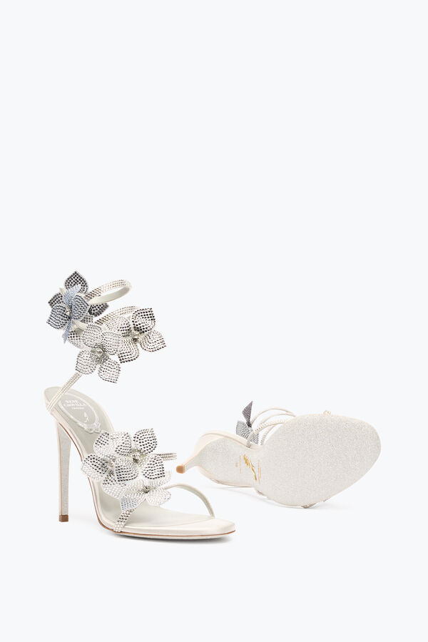 joyas floriane de marfil sandalia 105 rene caovilla