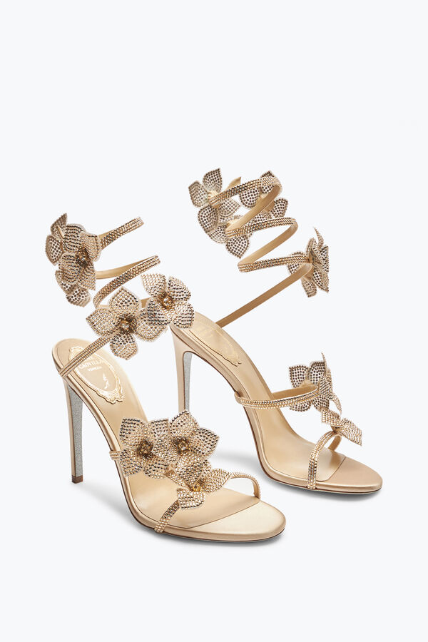 joyas floriane miel sandalia 105 rene caovilla