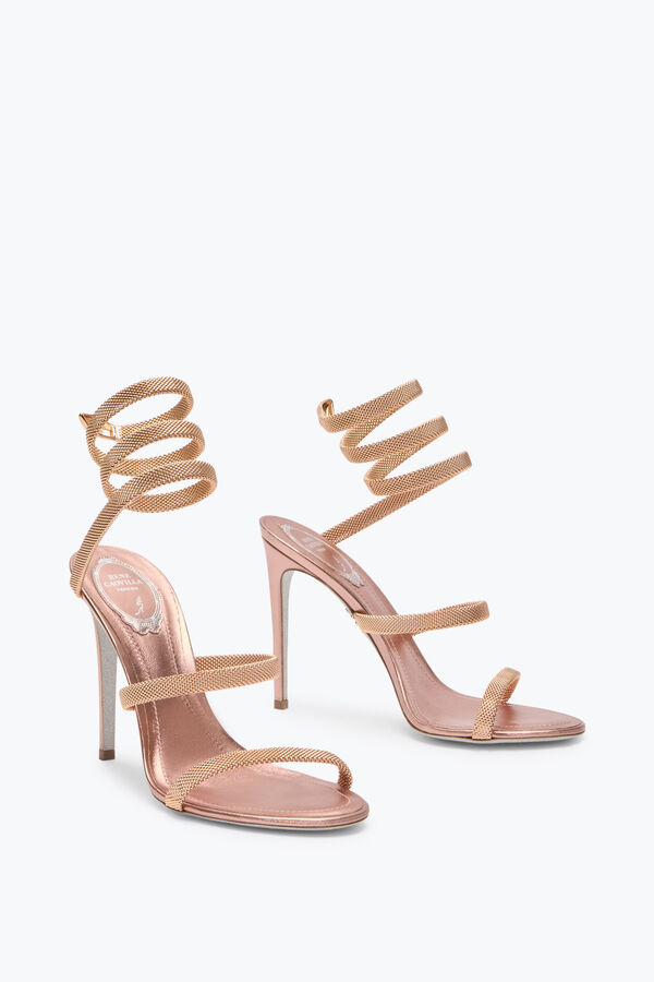 joyas trigold cleo de oro rosa de sandalia 105 rene caovilla