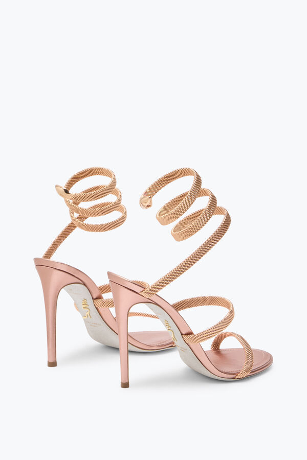 joyas trigold cleo de oro rosa de sandalia 105 rene caovilla