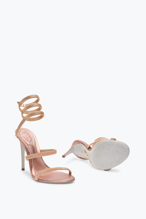 joyas trigold cleo de oro rosa de sandalia 105 rene caovilla