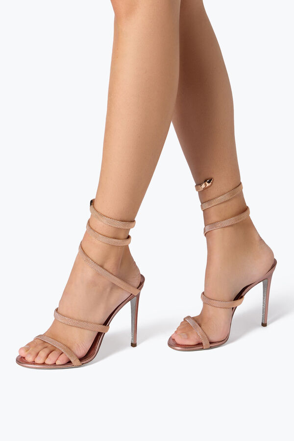 joyas trigold cleo de oro rosa de sandalia 105 rene caovilla