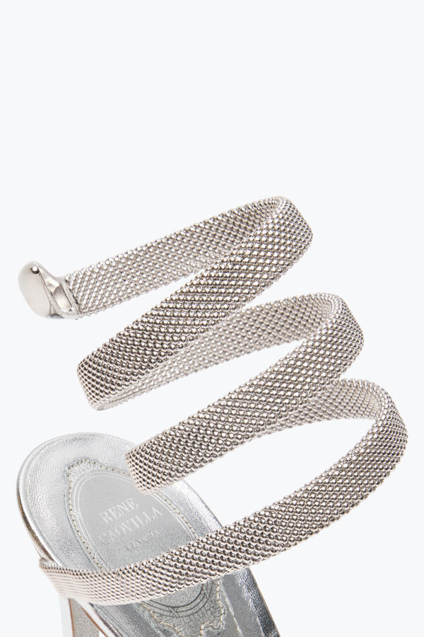 joyas trigold cleo de plata de la sandalia 105 rene caovilla