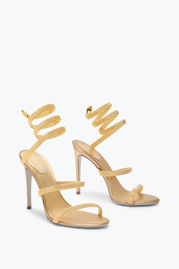 joyas trigold cleo de oro de la sandalia 105 rene caovilla