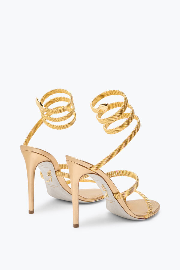 joyas trigold cleo de oro de la sandalia 105 rene caovilla