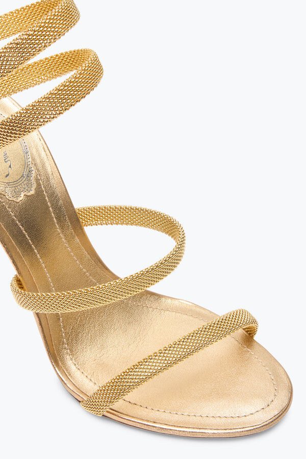 joyas trigold cleo de oro de la sandalia 105 rene caovilla