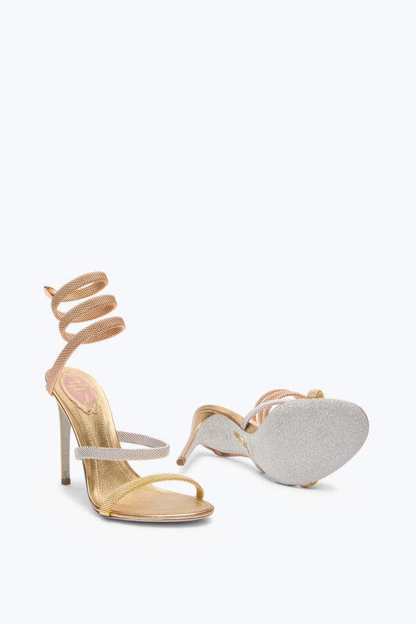 joyas trigold cleo tres tonos sandalia 105 rene caovilla