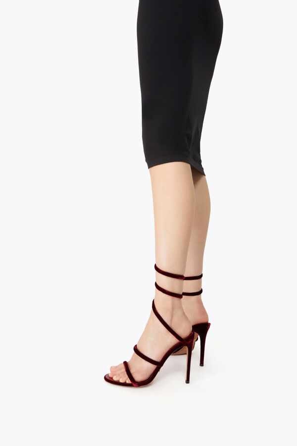 joyas cleo ruby terciopelo sandalia 105 rene caovilla