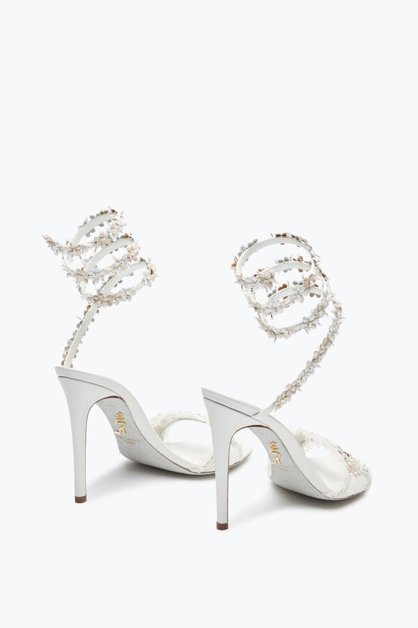 joyas flor blanca sandalia 105 rene caovilla