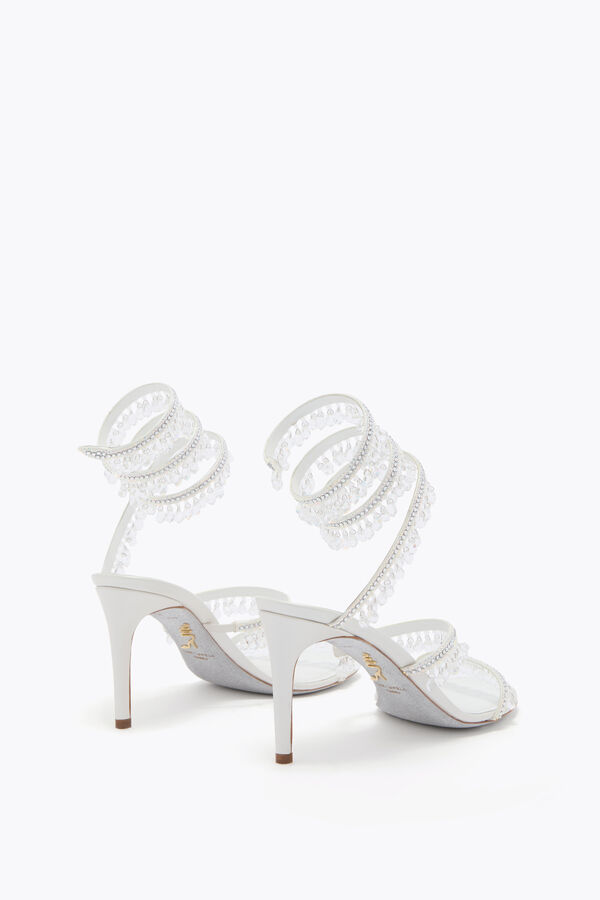 joyas araÑa blanca sandalia 80 rene caovilla
