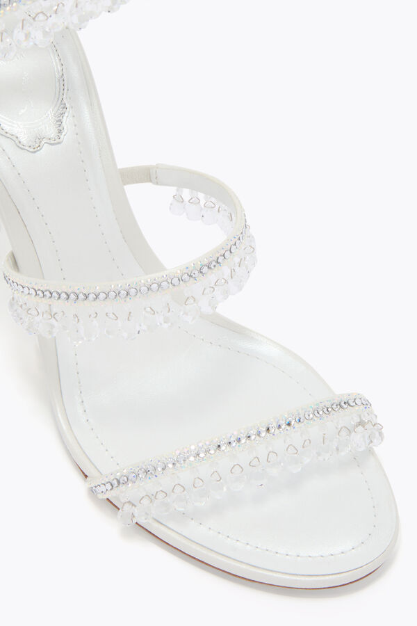 joyas araÑa blanca sandalia 80 rene caovilla