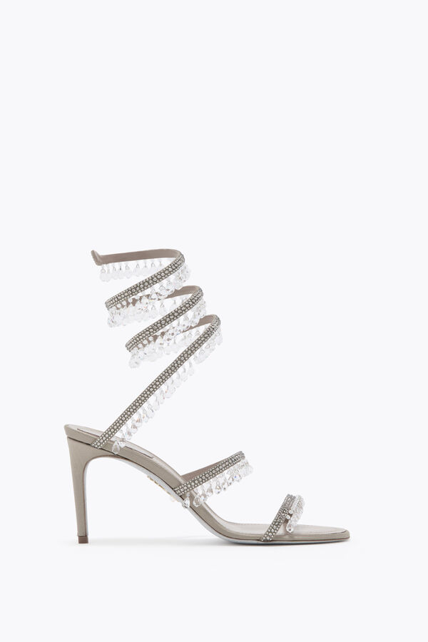 joyas araÑa paloma gris sandalia 80 rene caovilla