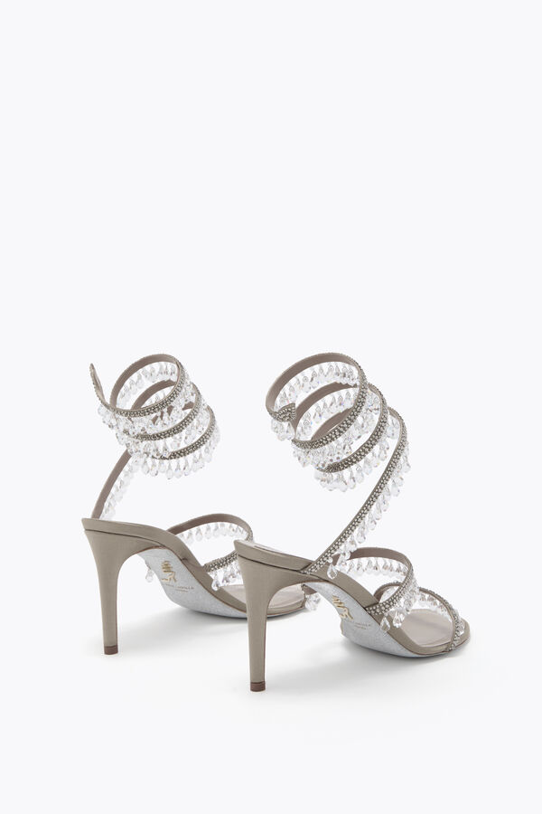 joyas araÑa paloma gris sandalia 80 rene caovilla
