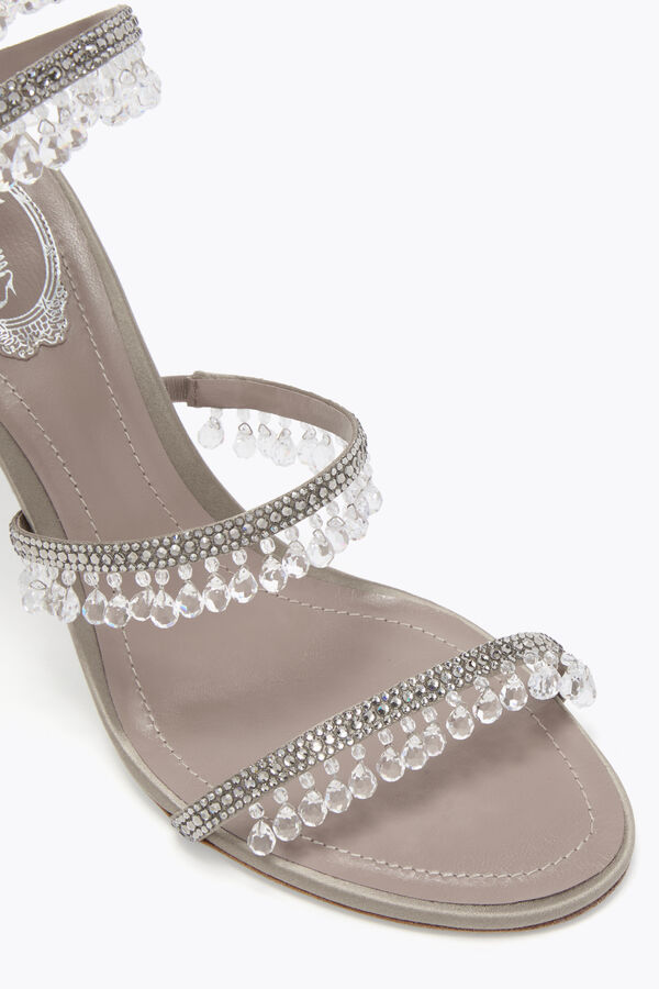 joyas araÑa paloma gris sandalia 80 rene caovilla