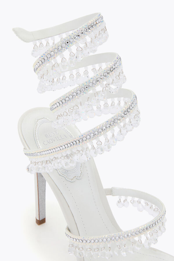 joyas araÑa blanca sandalia 105 rene caovilla