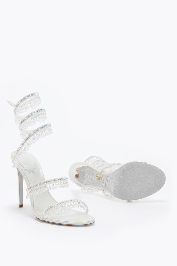 joyas araÑa blanca sandalia 105 rene caovilla