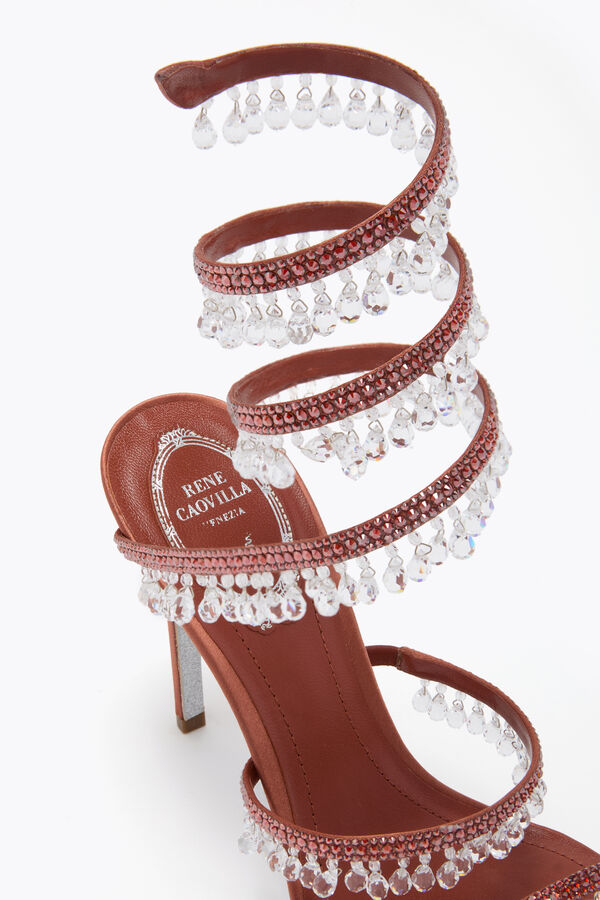 joyas araÑa mocha mousse de sandalia 105 rene caovilla