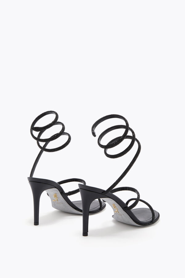 joyas cleo negro sandalia 80 rene caovilla