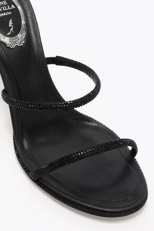 joyas cleo negro sandalia 80 rene caovilla