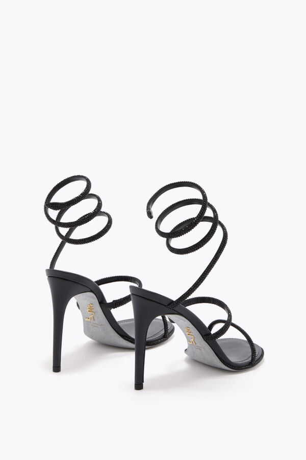 joyas cleo negro sandalia 105 rene caovilla