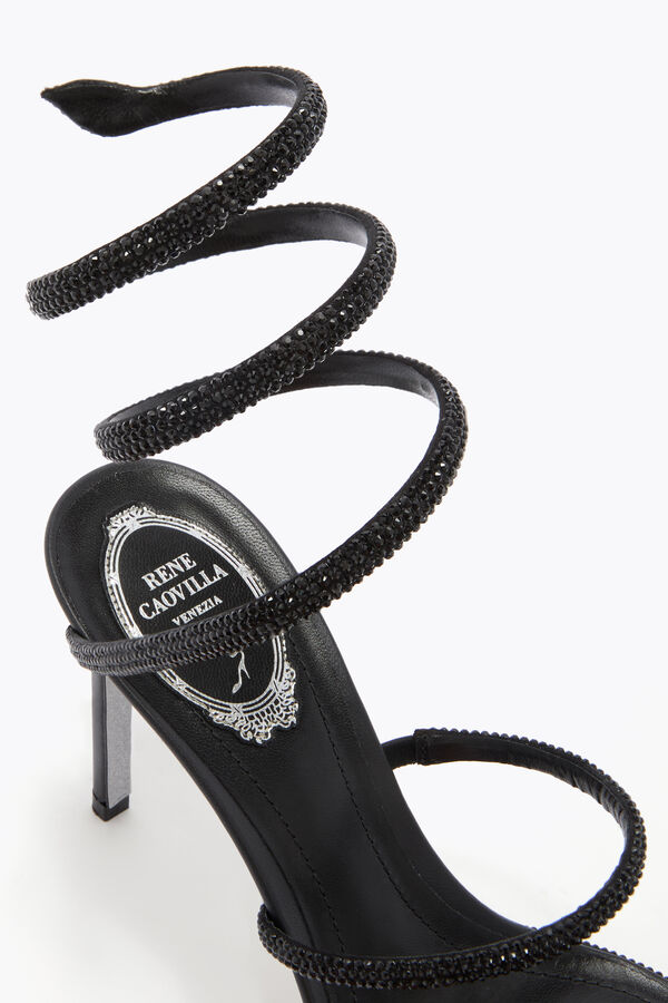joyas cleo negro sandalia 105 rene caovilla