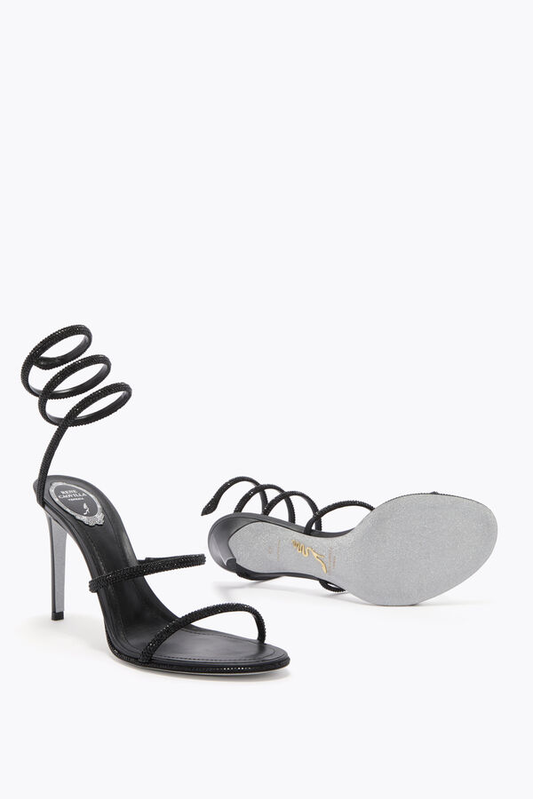 joyas cleo negro sandalia 105 rene caovilla