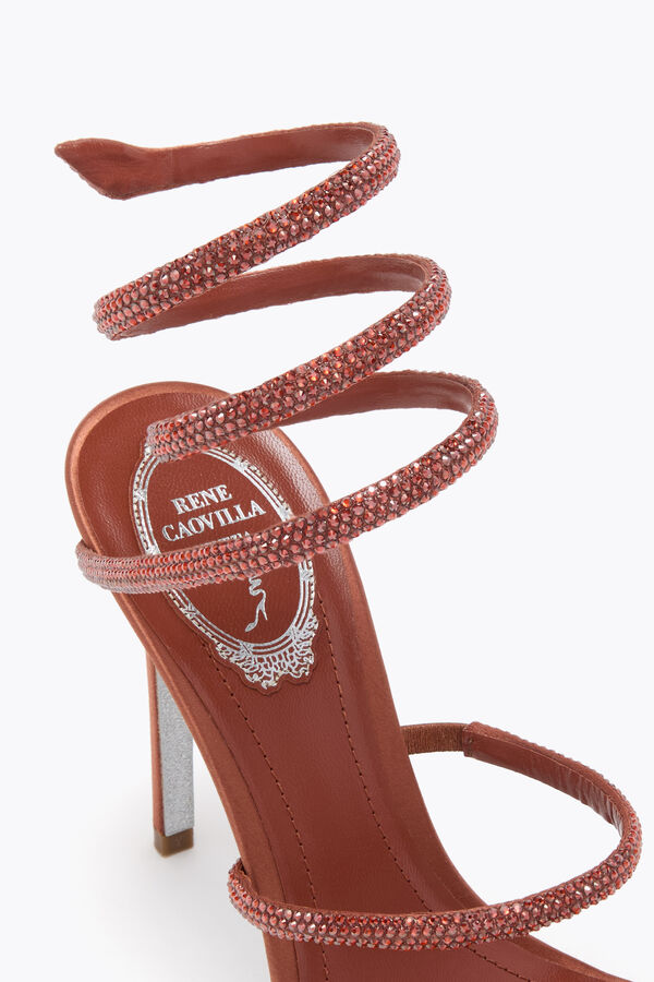 joyas cleo mocha mousse de sandalia 105 rene caovilla