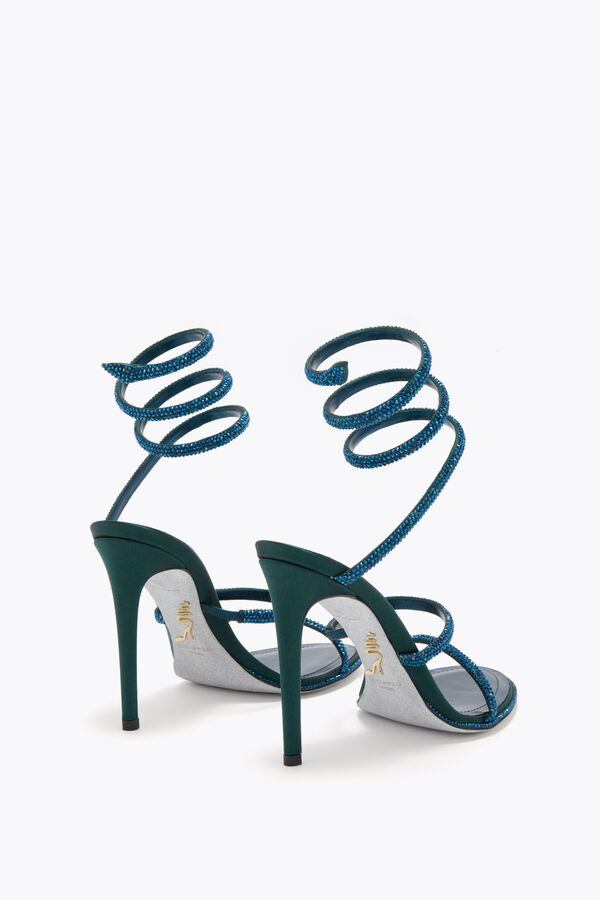 joyas cleo teal sandalia 105 rene caovilla