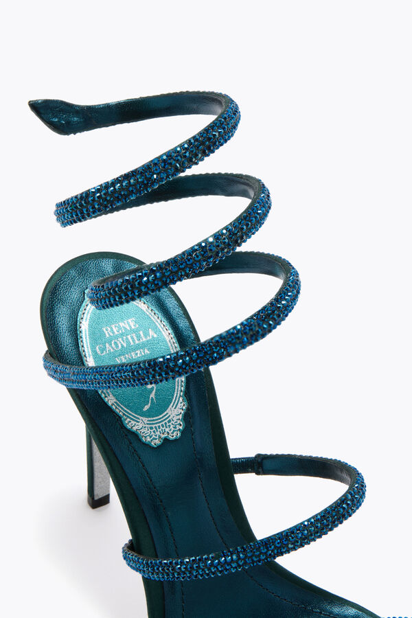 joyas cleo teal sandalia 105 rene caovilla