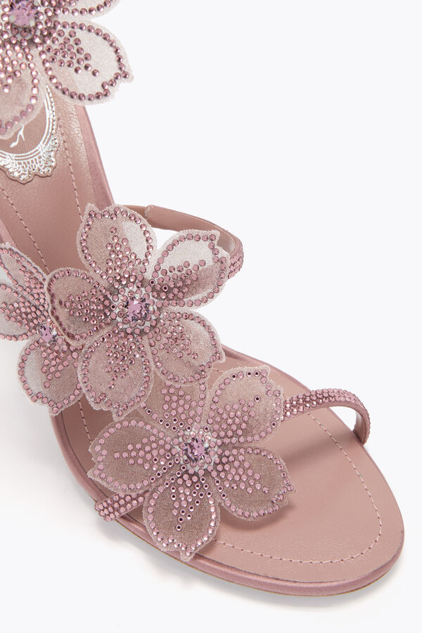 joyas melocotÓn flor rubor rosa sandalia 80 rene caovilla