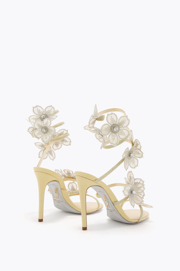 joyas melocotÓn flor amarillo limÓn sandalia 105 rene caovilla