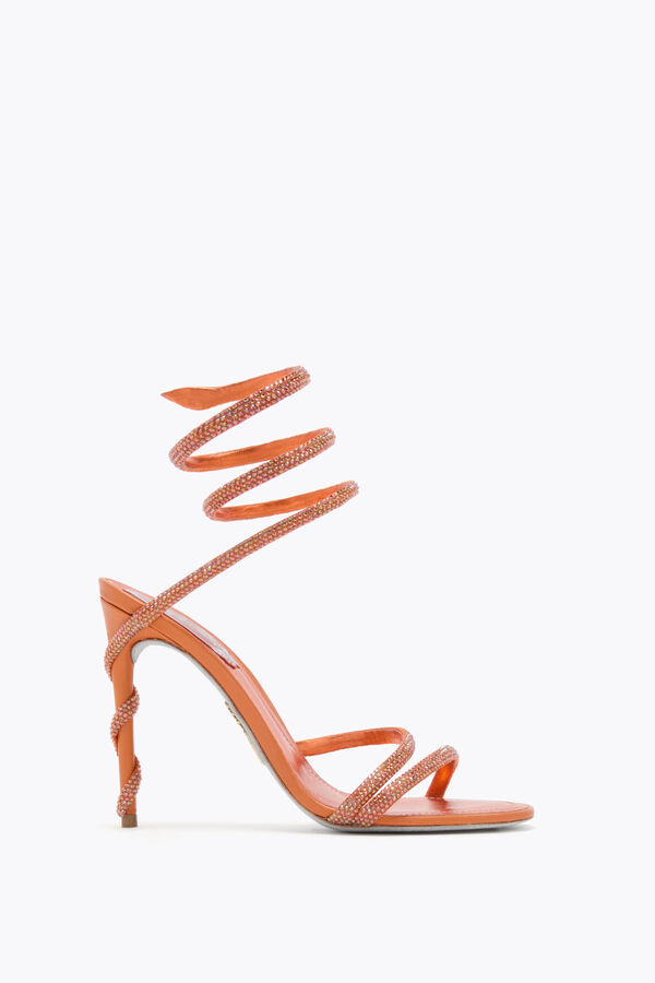 joyas margot naranja sandalia 105 rene caovilla