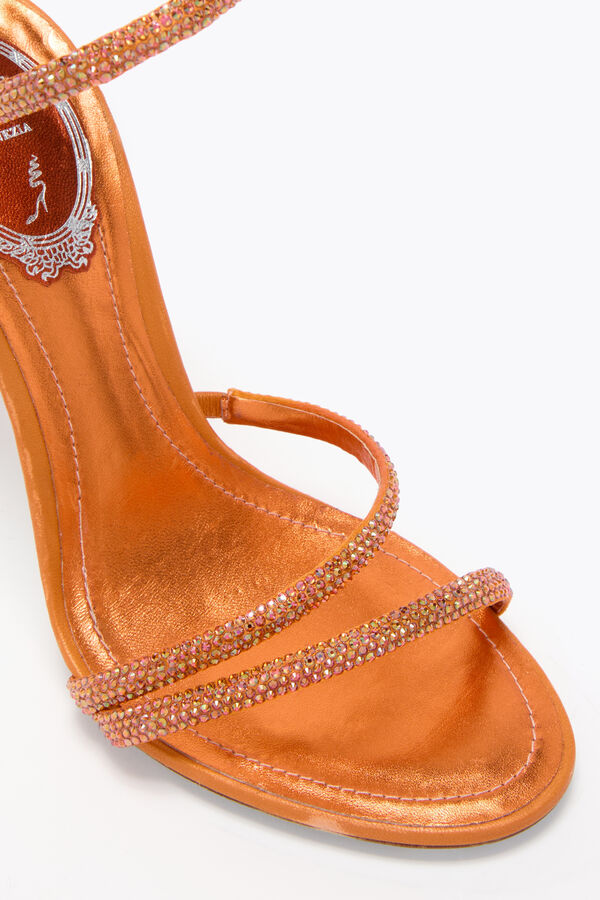 joyas margot naranja sandalia 105 rene caovilla