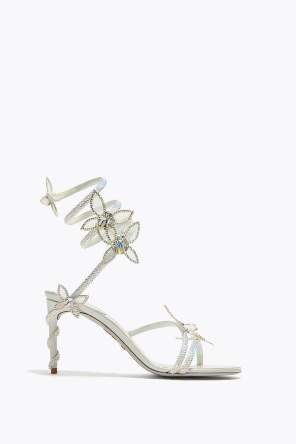 joyas margot blanco sandalia con mariposas 80 rene caovilla