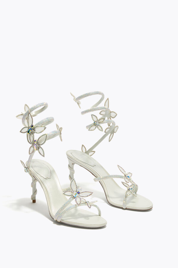 joyas margot blanco sandalia con mariposas 80 rene caovilla