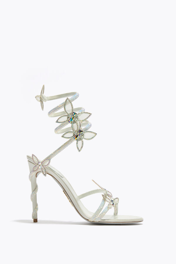 joyas margot blanco sandalia con mariposas 105 rene caovilla