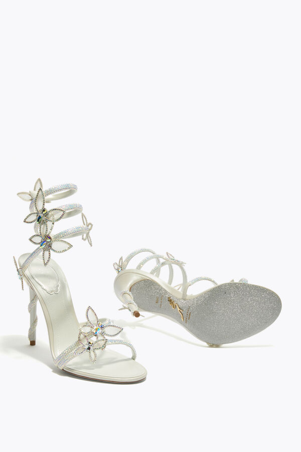 joyas margot blanco sandalia con mariposas 105 rene caovilla