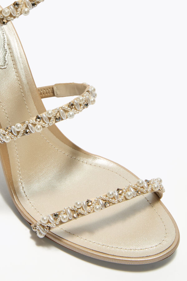 joyas de oro de miel sandalia 80 rene caovilla