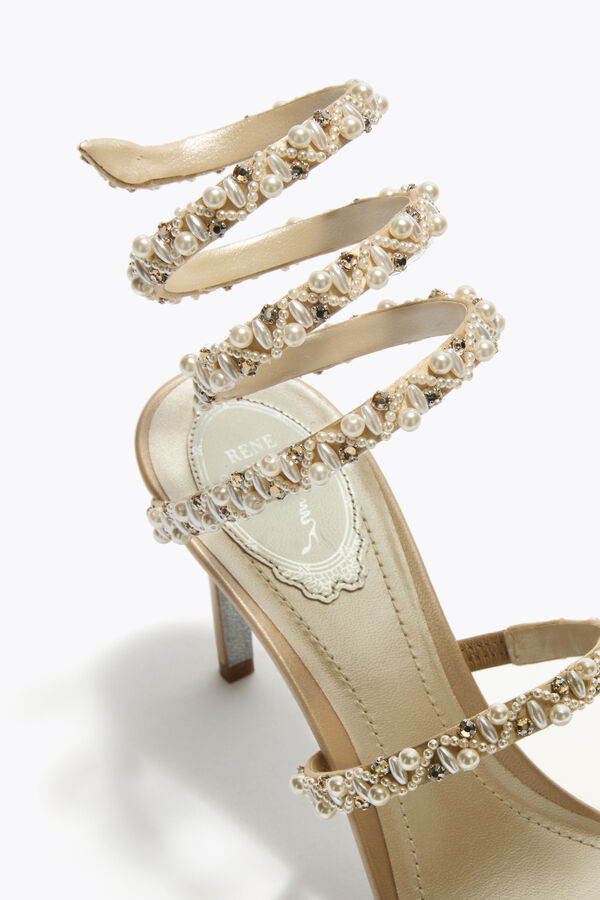 joyas de oro de miel sandalia 80 rene caovilla