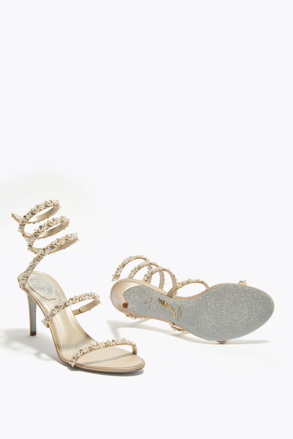joyas de oro de miel sandalia 80 rene caovilla