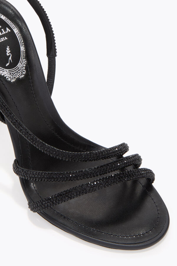 joyas erin negro sandalia 100 rene caovilla