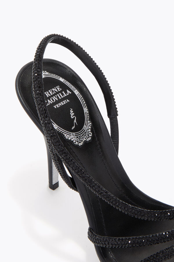 joyas erin negro sandalia 100 rene caovilla